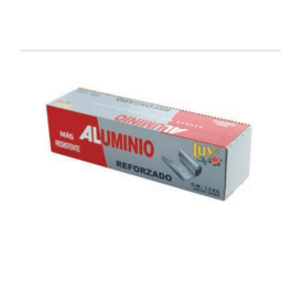 Papel de Aluminio 13 micras Alta Densidad. Ref AL300003