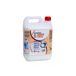 Detergente líquido coco 5L.  Ref. 001DCO05 Dermo