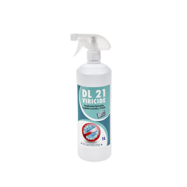 Detergent Fungicide Bactericide Levuricidal and Viricidal Disinfectants DL 21 Viricide 1L. Ref. Dermo