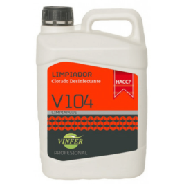 Limpiador Clorado V104 5L HACCP Ref L361G05078 VINFER