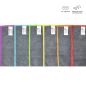 Pack of 6 Microfiber Cloths PRO 36x38. Grey. ref 310443, Cisne