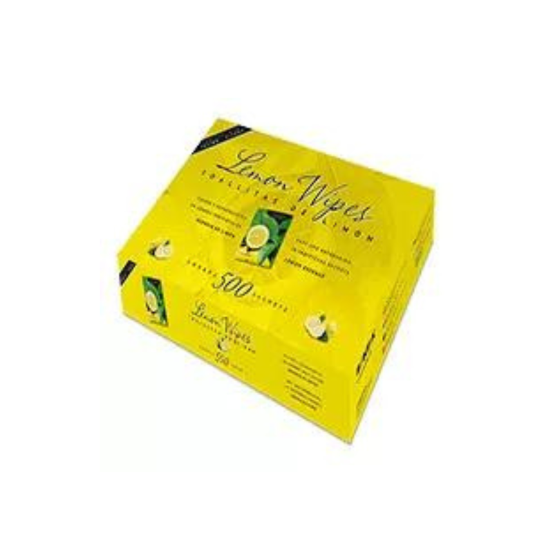 Lemon Tissue Wipes. Box 500 units. Ref TLT500R SANTEX