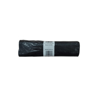 Black LDPE Recycled Trash Bags. For 30 litre buckets. 52 x 58 Cm. TOTAL 25 bags per reel. Ref: BOBALD000014
