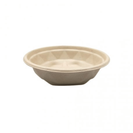 Bagasse Design Bowls. 500 ml. 160x39 mm. 50 units Ref: COBOBI000026