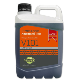 Ammonia Multipurpose Floor Cleaner Pino V101 5L. Ref L361G05002 VINFER PROFESIONAL