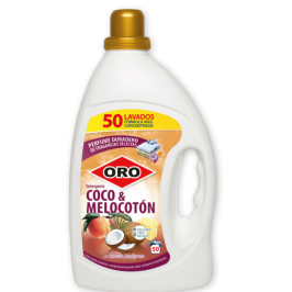 Coconut & Peach Detergent 50 Washed 3L, Ref. 1581400, ORO