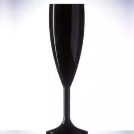 Black & White Line Champagne Glass 17cl, Ref BB 141-1WH SANTEX
