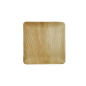Square palm leaf plate 250x250mm (Box:25pcs) Ref: PLHOPA000006