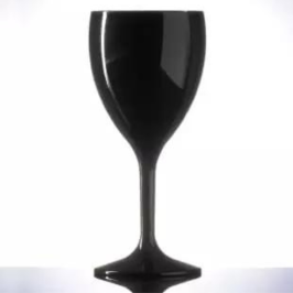 Black & White Line Wine Glass 31cl, Ref BB 143-1 WH SANTEX