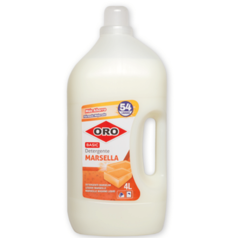 Marseille Liquid Detergent 4L Ref. 1365600, ORO