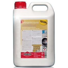 Detergente Liquido Marsella para lavadoras automaticas 5L Ref 1365500 ORO