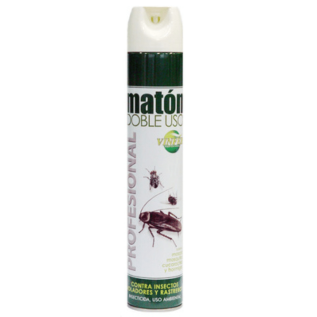 Insecticida Spray doble uso profesional Maton 750 ml Ref, L101750011 VINFER