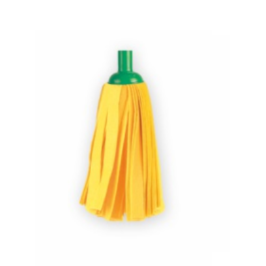 24 pcs. Mops Extra Long, Professional Yellow Soft Synthetic Strips. Ref 100553. Cisne