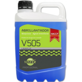 Abrillantador Maquina aguas semiduras V505 5L HACCP Ref L351G05001 VINFER