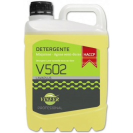 Semi-hard water detergent V502 5L HACCP Ref L301G05005 VINFER