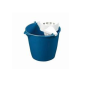 12 units of 13L round bucket with blue drainer. ref. 460508. Cisne